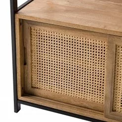 Ars manufacti Regal Vina - Mango massiv / Metall - Mango / Schwarz -Büromöbel Verkaufsgeschäft 1000210698 200408 14301500020 DETAILS P000000001000210698