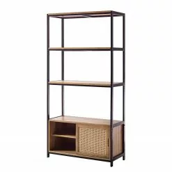 Ars manufacti Regal Vina - Mango massiv / Metall - Mango / Schwarz -Büromöbel Verkaufsgeschäft 1000210698 200408 14302300025 DETAILS P000000001000210698