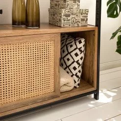 Ars manufacti Regal Vina - Mango massiv / Metall - Mango / Schwarz -Büromöbel Verkaufsgeschäft 1000210698 200408 14302600028 DETAILS P000000001000210698