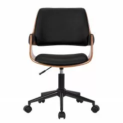 Mørteens Bürostuhl Luumaki - Kunstleder - Schwarz / Walnuss -Büromöbel Verkaufsgeschäft 1000210873 200814 11093700073 DETAILS P000000001000210873