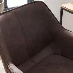 Ars manufacti Bürostuhl Nurmes - Microfaser / Kunststoff - Vintage Braun / Schwarz 24 Ars manufacti Bürostuhl Nurmes - Microfaser / Kunststoff - Vintage Braun / Schwarz -Büromöbel Verkaufsgeschäft 1000210875 210125 15204700004 DETAILS P000000001000210875