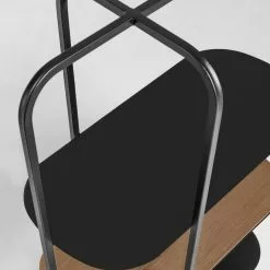 Red Living Regal Laukaa - Stahl / Echtholzfurnier - Schwarz / Walnuss 13 Red Living Regal Laukaa - Stahl / Echtholzfurnier - Schwarz / Walnuss -Büromöbel Verkaufsgeschäft 1000210882 200625 07314700004 DETAILS P000000001000210882