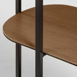 Red Living Regal Laukaa - Stahl / Echtholzfurnier - Schwarz / Walnuss 14 Red Living Regal Laukaa - Stahl / Echtholzfurnier - Schwarz / Walnuss -Büromöbel Verkaufsgeschäft 1000210882 200625 07314800005 DETAILS P000000001000210882