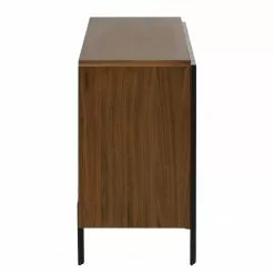 Red Living Sideboard Juuka - Echtholzfurnier - Walnuss / Schwarz -Büromöbel Verkaufsgeschäft 1000210884 200429 17362500064 DETAILS P000000001000210884