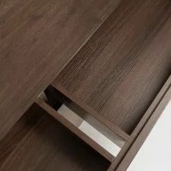 Red Living Sideboard Kluuvi - Echtholzfurnier - Walnuss / Schwarz -Büromöbel Verkaufsgeschäft 1000210885 200429 17363400075 DETAILS P000000001000210885