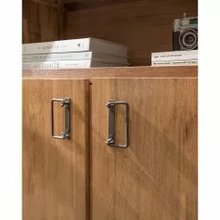 Ars manufacti Sideboard Manchester VII - Akazie massiv / Metall - Akazie / Anthrazit -Büromöbel Verkaufsgeschäft 1000210965 210121 12574800030 DETAILS P000000001000210965