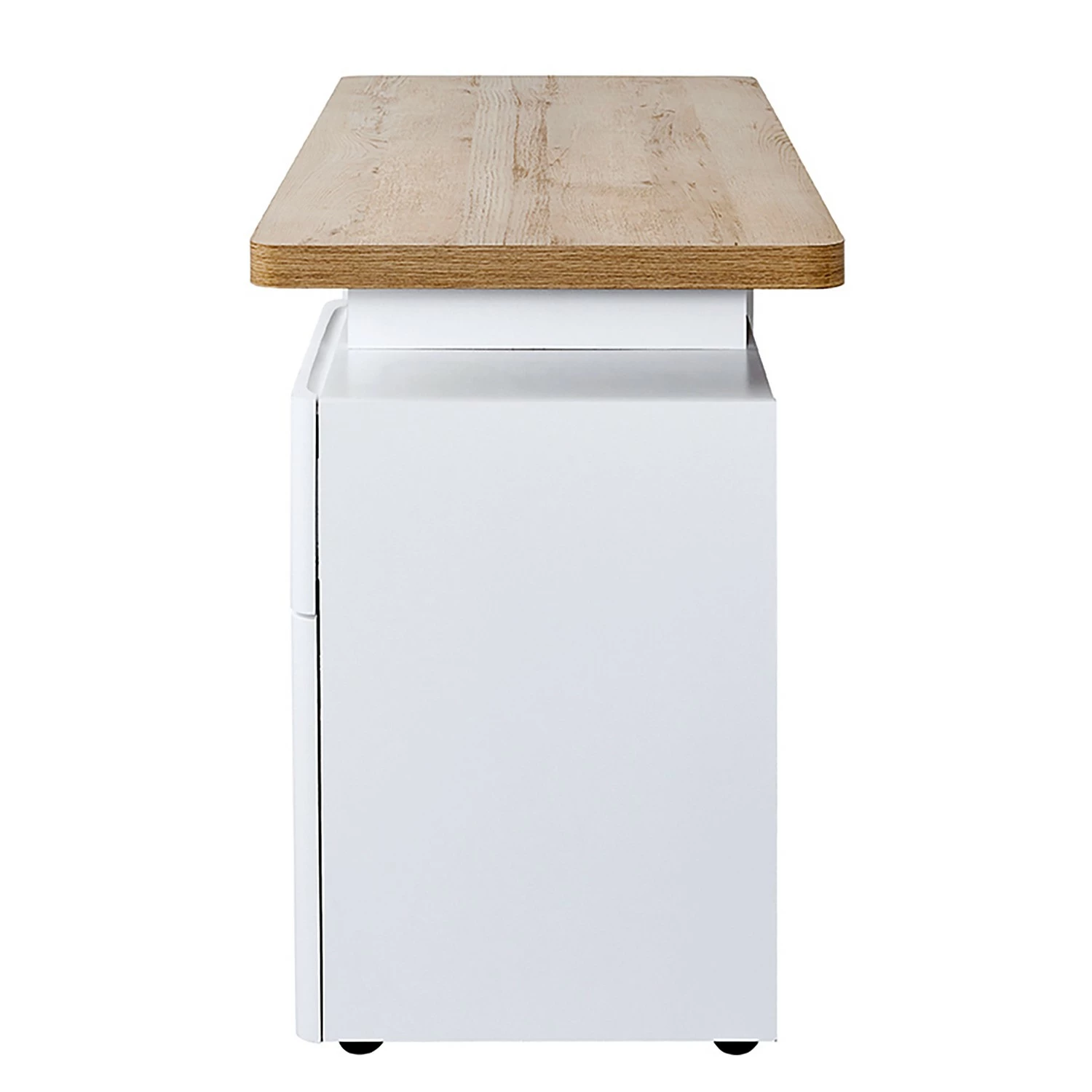 Jahnke Schreibtisch Cuuba Libre 120 - Eiche Dekor / Weiß 5 Jahnke Schreibtisch Cuuba Libre 120 - Eiche Dekor / Weiß – Bild 3