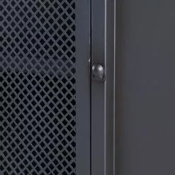 Ars manufacti Sideboard Hunter II - Mango massiv / Metall - Mango / Blaugrau -Büromöbel Verkaufsgeschäft 1000211063 210127 06300500020 DETAILS P000000001000211063