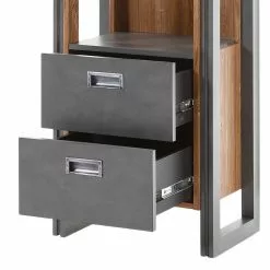 Ars manufacti Regal Marton I - Eiche Stirling Dekor / Anthrazit -Büromöbel Verkaufsgeschäft 1000211523 200424 13262300054 DETAILS P000000001000211523