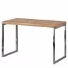 Furnitive Schreibtisch Gloster - Akazie massiv / Metall - Akazie / Chrom -Büromöbel Verkaufsgeschäft 1000211718 200506 12473000047 IMAGE P000000001000211718