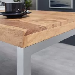 Furnitive Schreibtisch Gloster - Akazie massiv / Metall - Akazie / Chrom 11 Furnitive Schreibtisch Gloster - Akazie massiv / Metall - Akazie / Chrom -Büromöbel Verkaufsgeschäft 1000211718 200506 12473000050 DETAILS P000000001000211718