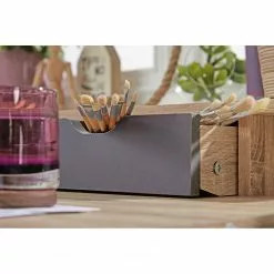 Furnitive Schreibtisch Juuma - Eiche Sonoma Dekor / Dunkelgrau -Büromöbel Verkaufsgeschäft 1000211735 200506 12473300156 DETAILS P000000001000211735