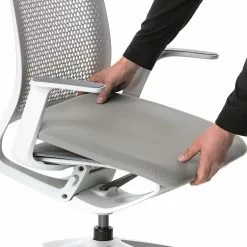 Sedus Bürostuhl se:motion IV - Weiß / Hellgrau -Büromöbel Verkaufsgeschäft 1000212416 200507 14154800165 DETAILS P000000001000212416