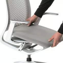 Sedus Bürostuhl se:motion III - Hellgrau / Weiß -Büromöbel Verkaufsgeschäft 1000212418 200507 14154900176 DETAILS P000000001000212418