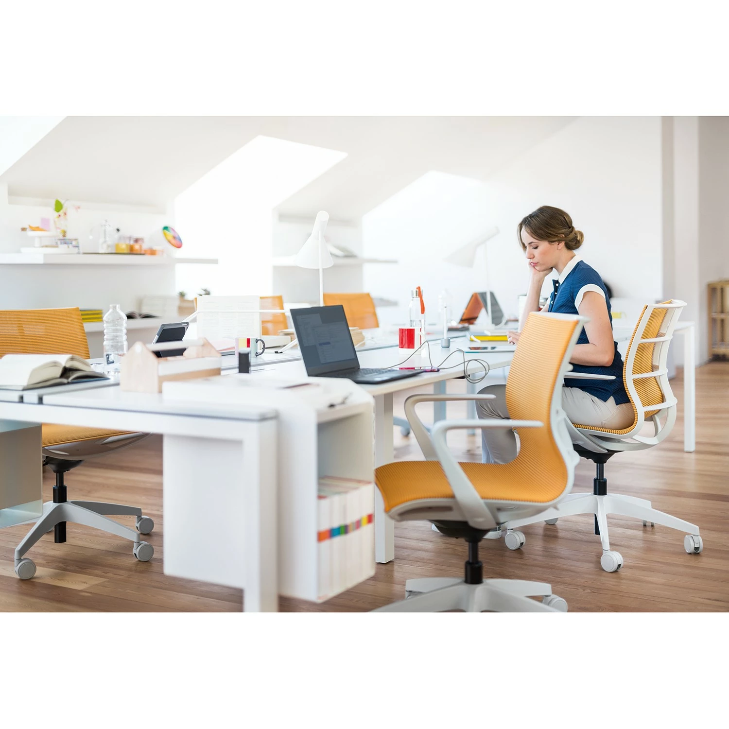 Sedus Bürostuhl se:joy I - Orange 4 Sedus Bürostuhl se:joy I - Orange – Bild 2