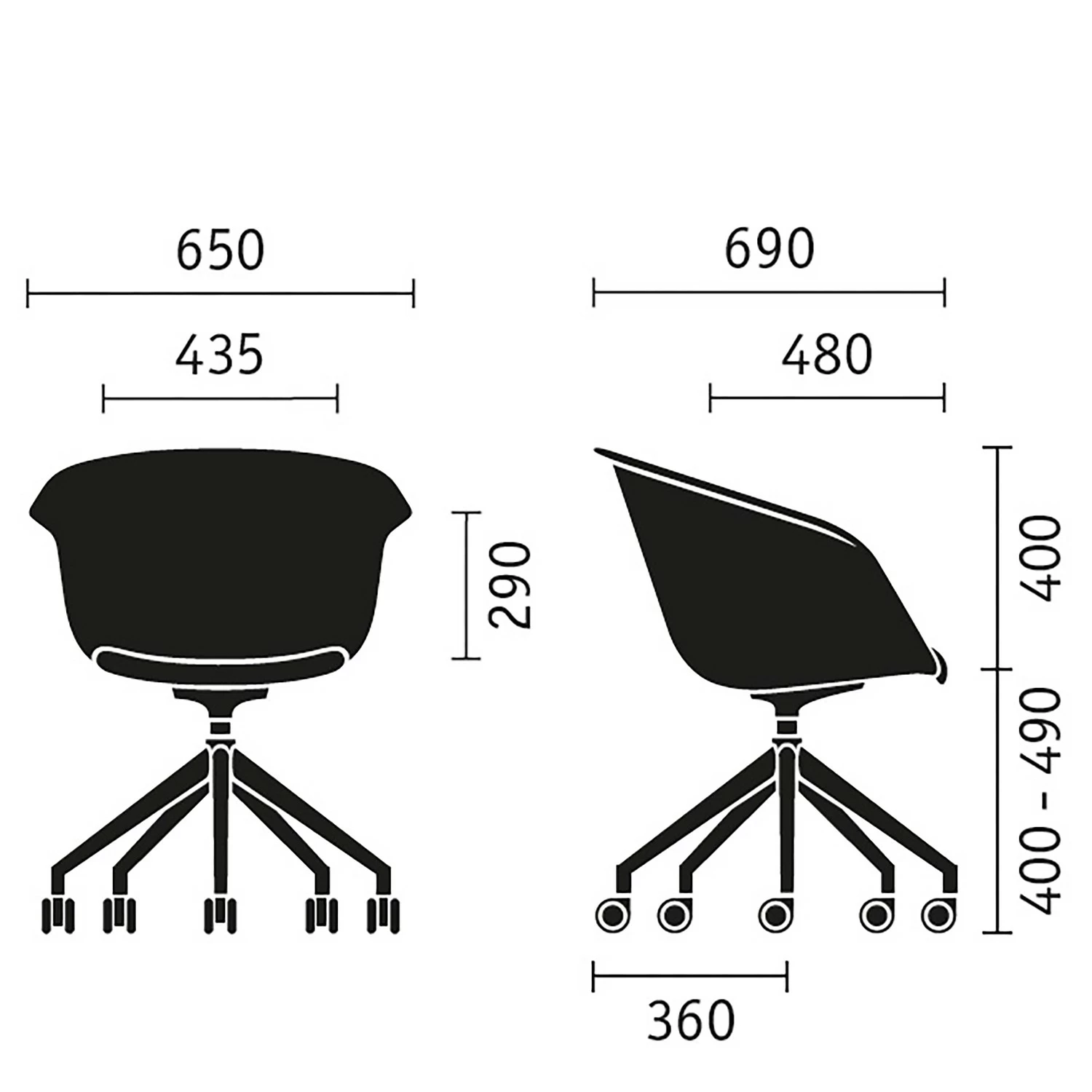 Sedus Bürostuhl on spot - Kunststoff - Grau / Schwarz 7 Sedus Bürostuhl on spot - Kunststoff - Grau / Schwarz – Bild 5