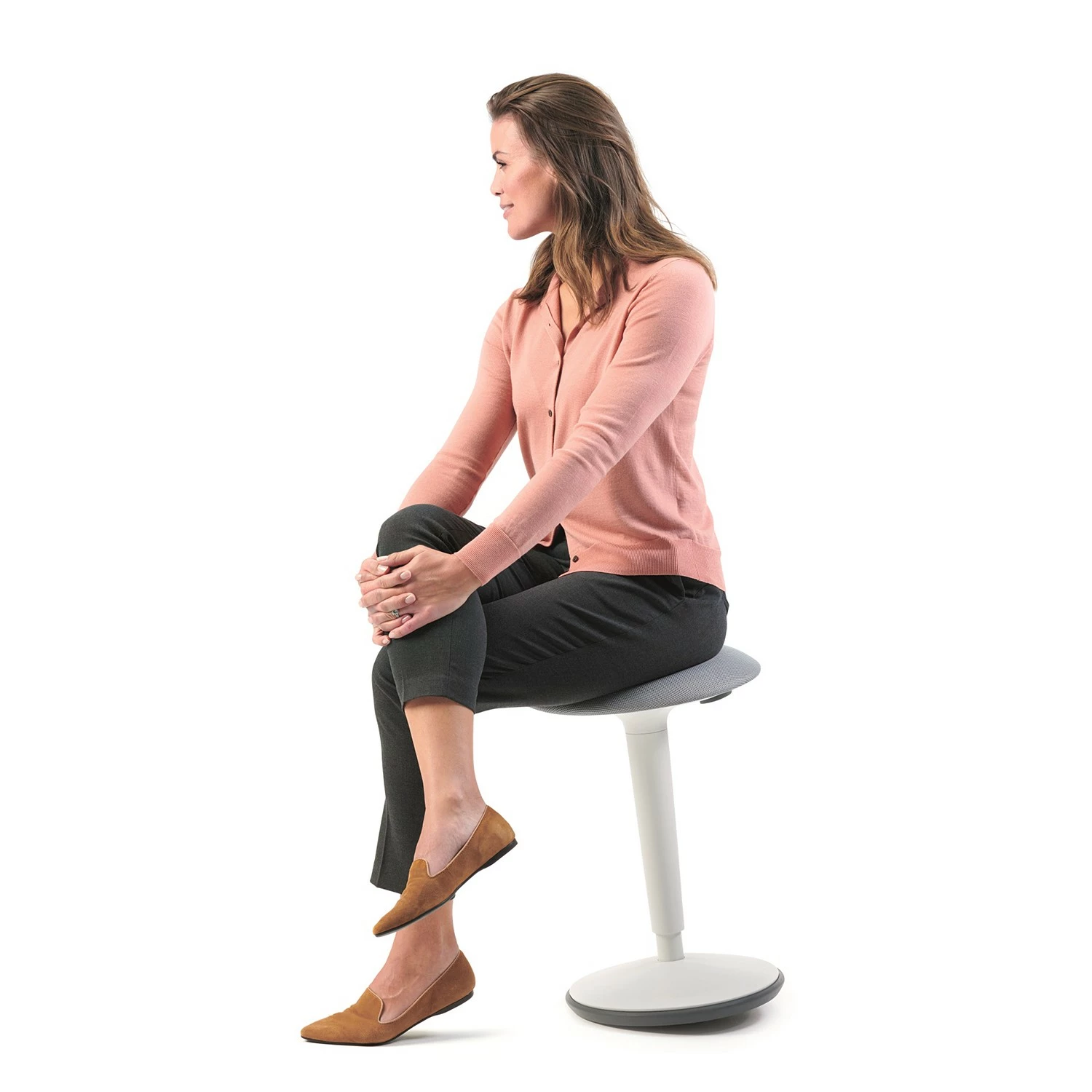 Sedus Stehhocker se:fit - Weiß / Grau 8 Sedus Stehhocker se:fit - Weiß / Grau – Bild 6