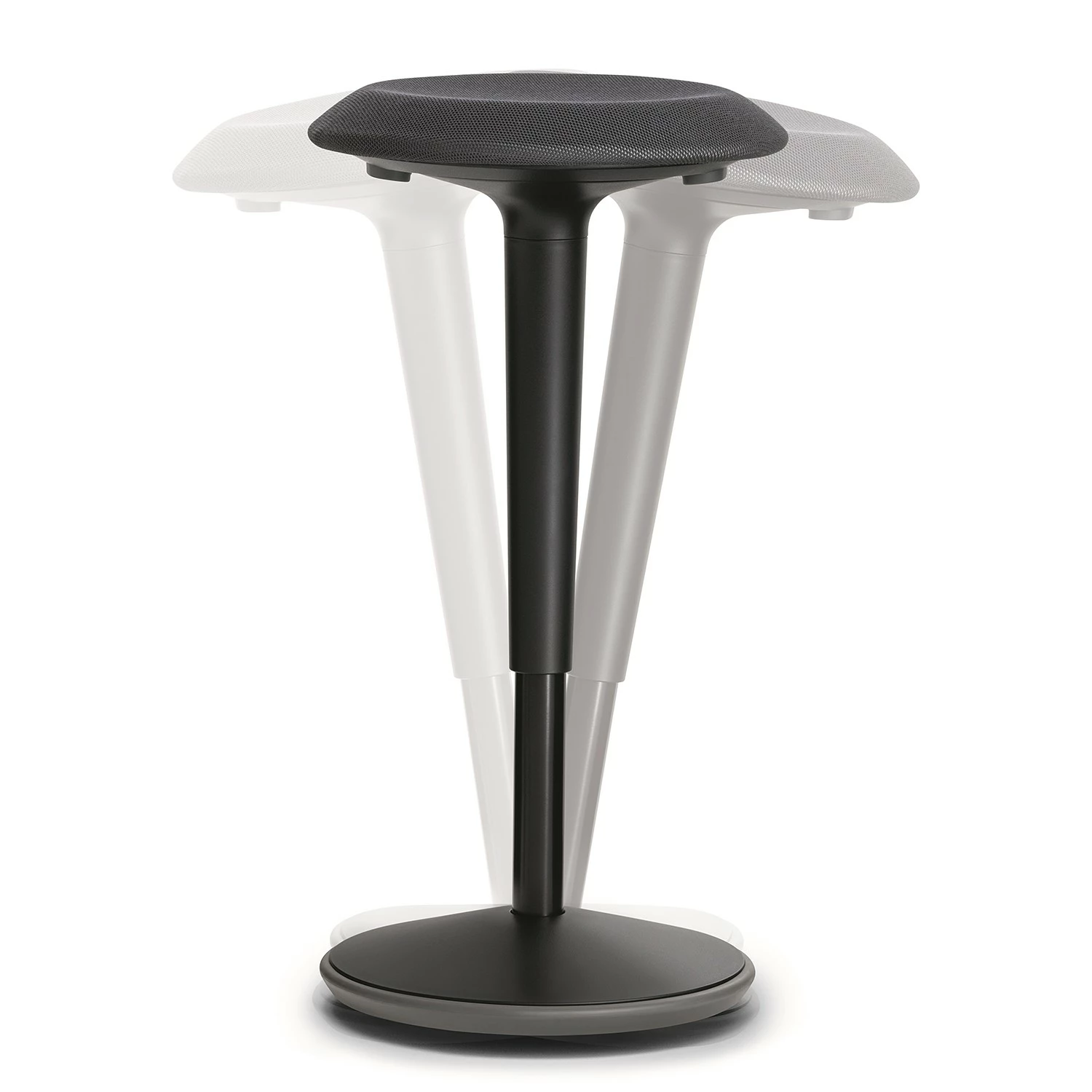 Sedus Stehhocker se:fit - Schwarz 4 Sedus Stehhocker se:fit - Schwarz – Bild 2