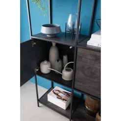 Fredriks Regal Meon III - Eiche Grau Dekor - Breite: 150 cm -Büromöbel Verkaufsgeschäft 1000213232 210104 13264800003 MOOD DETAILS P000000001000213232 mood