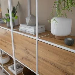 Fredriks Regal Meon III - Eiche Dekor - Breite: 101 cm -Büromöbel Verkaufsgeschäft 1000213233 201124 10311400019 DETAILS P000000001000213233