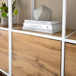 Fredriks Regal Meon III - Eiche Dekor - Breite: 101 cm -Büromöbel Verkaufsgeschäft 1000213233 201124 10313200027 DETAILS P000000001000213233