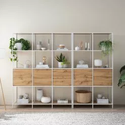 Fredriks Regal Meon III - Eiche Dekor - Breite: 101 cm -Büromöbel Verkaufsgeschäft 1000213233 210517 12591100002 MOOD DETAILS P000000001000213233 mood