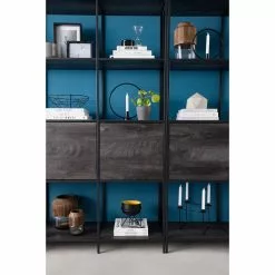 Fredriks Regal Meon III - Eiche Grau Dekor - Breite: 101 cm -Büromöbel Verkaufsgeschäft 1000213234 210104 13264800012 MOOD DETAILS P000000001000213234 mood