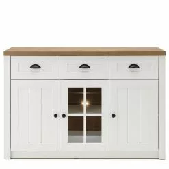 Norrwood Sideboard Proville I - Eiche Weiß Dekor / Eiche Dekor -Büromöbel Verkaufsgeschäft 1000213890 200525 13141400099 DETAILS P000000001000213890