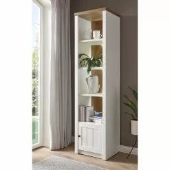 Norrwood Regal Proville IV - Eiche Weiß Dekor / Eiche Dekor -Büromöbel Verkaufsgeschäft 1000213898 200525 13151400154 MOOD DETAILS P000000001000213898 mood