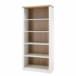 Norrwood Regal Proville I - Eiche Weiß Dekor / Eiche Dekor -Büromöbel Verkaufsgeschäft 1000213900 200525 13152900168 DETAILS P000000001000213900