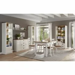 Norrwood Regal Proville III - Eiche Weiß Dekor / Eiche Dekor -Büromöbel Verkaufsgeschäft 1000213905 200525 13160900203 MOOD DETAILS P000000001000213905 mood