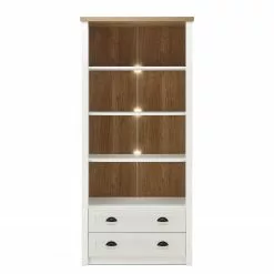 Norrwood Regal Proville III - Eiche Weiß Dekor / Eiche Dekor -Büromöbel Verkaufsgeschäft 1000213905 200525 13161100204 DETAILS P000000001000213905