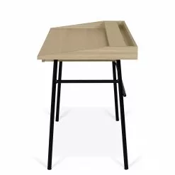 Temahome Schreibtisch Ply II - Eiche teilmassiv / Metall - Eiche Hell / Schwarz -Büromöbel Verkaufsgeschäft 1000214019 200527 06044300038 DETAILS P000000001000214019
