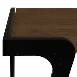 Temahome Schreibtisch Maya - Nussbaum / Schwarz -Büromöbel Verkaufsgeschäft 1000214022 200527 06051300068 DETAILS P000000001000214022