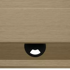 Temahome Schreibtisch Ply I - Eiche teilmassiv / Metall - Eiche Hell / Schwarz -Büromöbel Verkaufsgeschäft 1000214023 200527 06051600072 DETAILS P000000001000214023