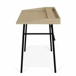 Temahome Schreibtisch Ply I - Eiche teilmassiv / Metall - Eiche Hell / Schwarz -Büromöbel Verkaufsgeschäft 1000214023 200527 06051900077 DETAILS P000000001000214023
