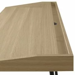 Temahome Schreibtisch Ply I - Eiche teilmassiv / Metall - Eiche Hell / Schwarz -Büromöbel Verkaufsgeschäft 1000214023 200527 06052000079 DETAILS P000000001000214023