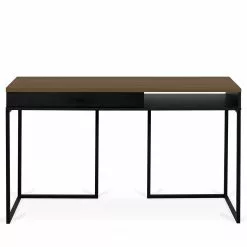 Temahome Schreibtisch City - Nussbaum / Schwarz -Büromöbel Verkaufsgeschäft 1000214065 200527 06061600148 DETAILS P000000001000214065