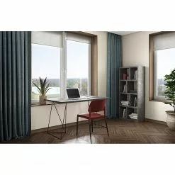 Temahome Schreibtisch Hueva I - Beton Dekor / Schwarz -Büromöbel Verkaufsgeschäft 1000214066 200527 06061900155 MOOD DETAILS P000000001000214066 mood