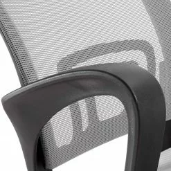 Furnitive Bürostuhl Elrick - Nylon & Mesh / Stahl - Grau / Schwarz -Büromöbel Verkaufsgeschäft 1000214311 200609 07300900005 DETAILS P000000001000214311