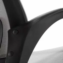 Furnitive Bürostuhl Elrick - Nylon & Mesh / Stahl - Grau / Schwarz -Büromöbel Verkaufsgeschäft 1000214311 200609 07301000006 DETAILS P000000001000214311