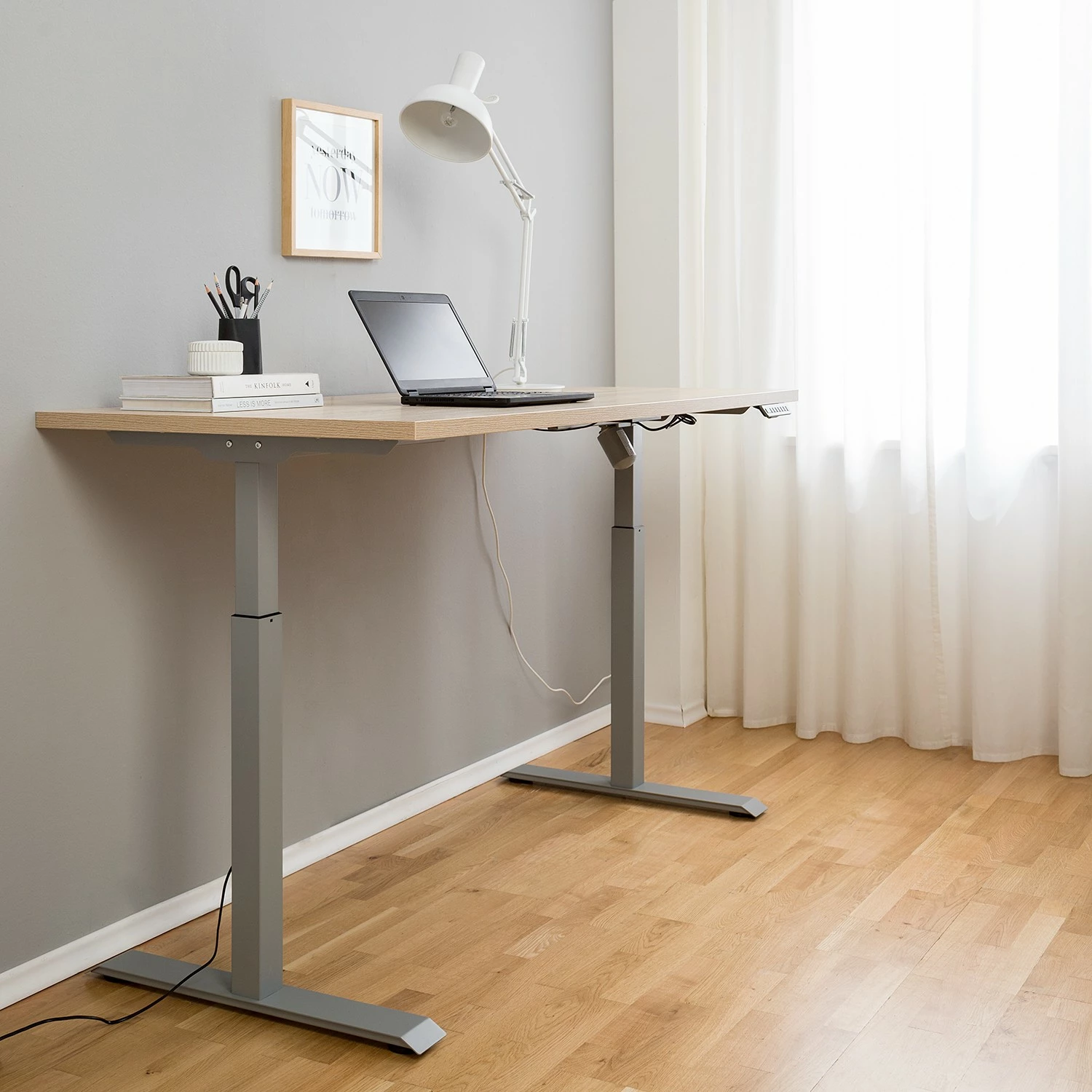 Furnitive Schreibtisch Okay - Eiche Sonoma Dekor 5 Furnitive Schreibtisch Okay - Eiche Sonoma Dekor – Bild 3