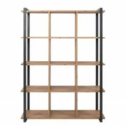 Red Living Regal Denville - Eiche Artisan Dekor / Anthrazit -Büromöbel Verkaufsgeschäft 1000214500 200608 14163800090 DETAILS P000000001000214500