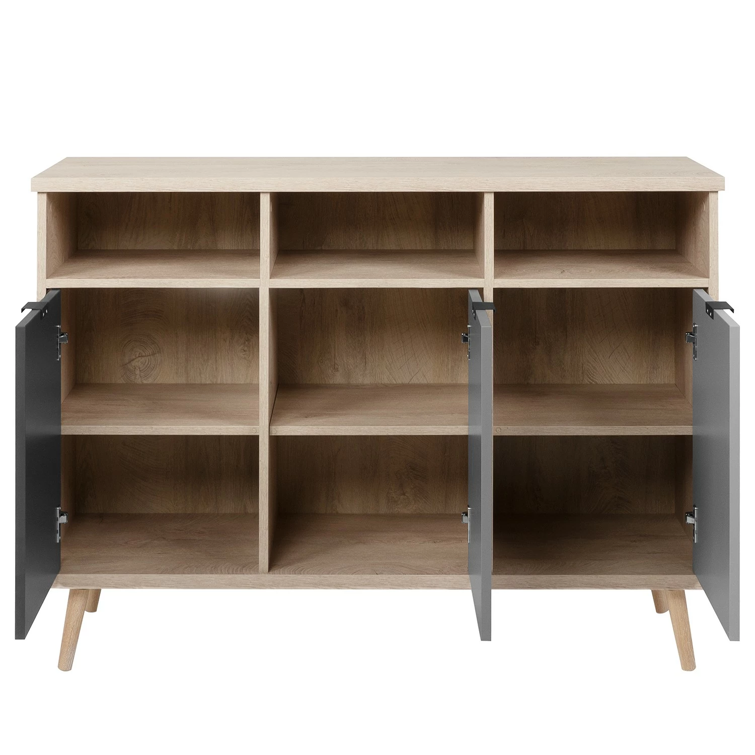 Mørteens Sideboard Elysian - Grau / Eiche Dekor 9 Mørteens Sideboard Elysian - Grau / Eiche Dekor – Bild 7