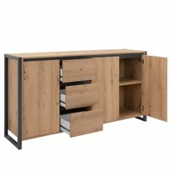 Red Living Sideboard Denville - Eiche Artisan Dekor / Anthrazit 23 Red Living Sideboard Denville - Eiche Artisan Dekor / Anthrazit -Büromöbel Verkaufsgeschäft 1000214505 200608 14181400159 DETAILS P000000001000214505