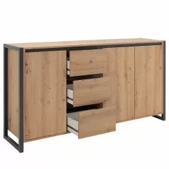 Red Living Sideboard Denville - Eiche Artisan Dekor / Anthrazit 24 Red Living Sideboard Denville - Eiche Artisan Dekor / Anthrazit -Büromöbel Verkaufsgeschäft 1000214505 200608 14181500160 DETAILS P000000001000214505