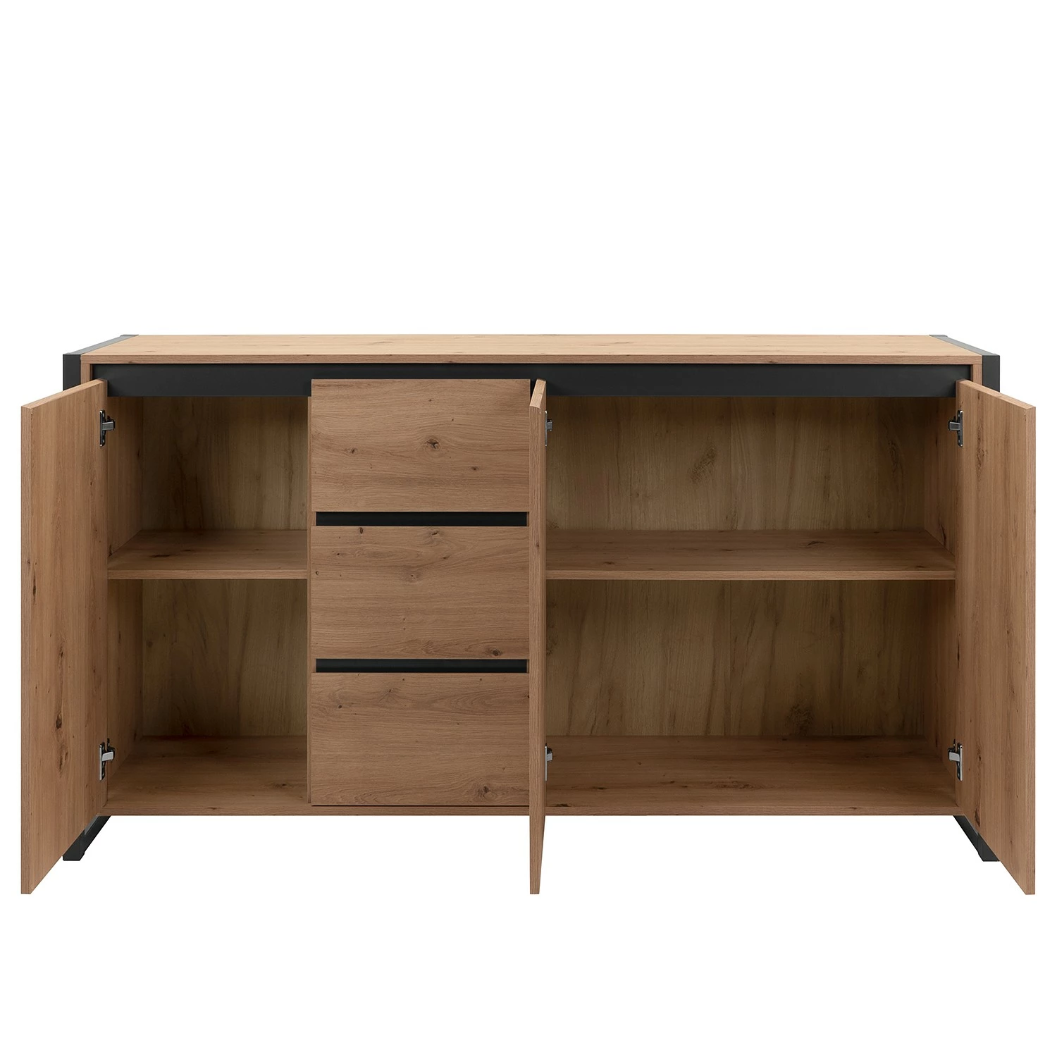 Red Living Sideboard Denville - Eiche Artisan Dekor / Anthrazit 14 Red Living Sideboard Denville - Eiche Artisan Dekor / Anthrazit – Bild 12