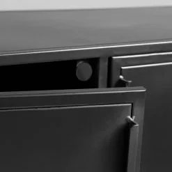 Red Living Sideboard Exford - Metall - Schwarz -Büromöbel Verkaufsgeschäft 1000215305 200612 09124300061 DETAILS P000000001000215305