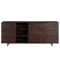 Studio Copenhagen Sideboard Kirley III - Akazie massiv - Akazie Dunkel -Büromöbel Verkaufsgeschäft 1000218057 210311 11093700002 DETAILS P000000001000218057