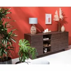 Studio Copenhagen Sideboard Kirley III - Akazie massiv - Akazie Dunkel -Büromöbel Verkaufsgeschäft 1000218057 210420 08100300004 MOOD DETAILS P000000001000218057 mood